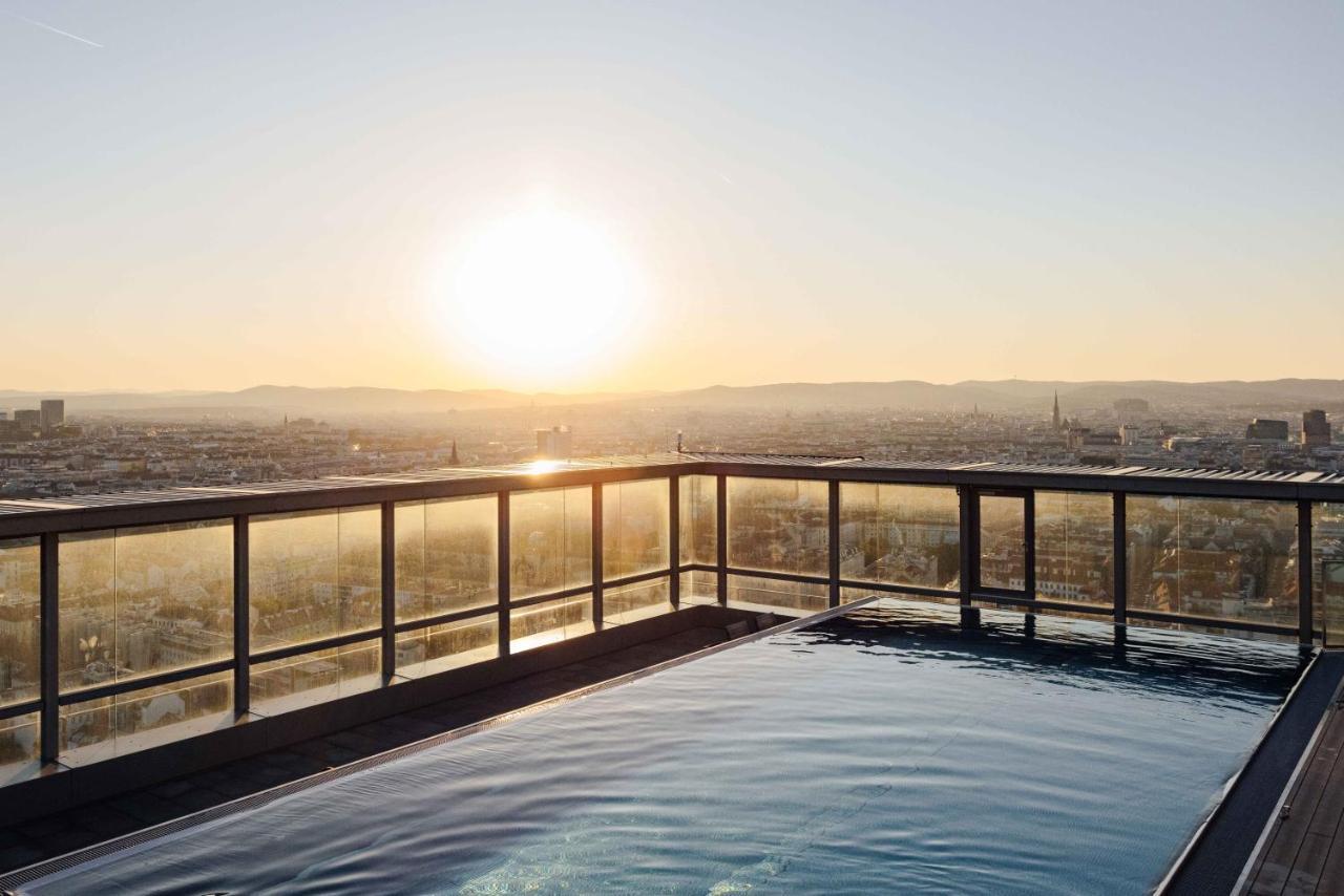 Design Apartment With Amazing View Over Vienna 2 Bagian luar foto