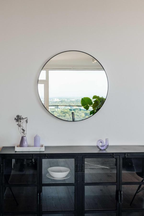 Design Apartment With Amazing View Over Vienna 2 Bagian luar foto