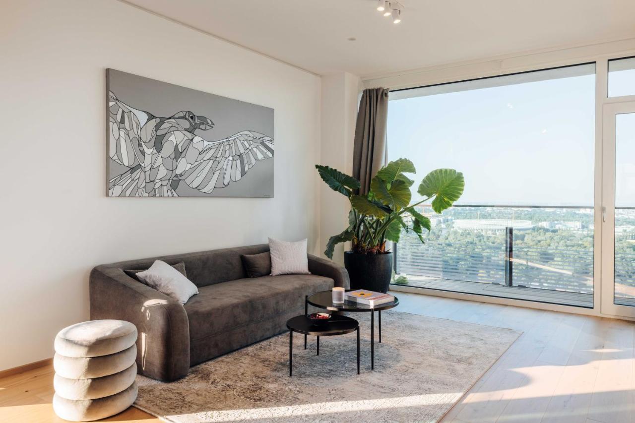 Design Apartment With Amazing View Over Vienna 2 Bagian luar foto