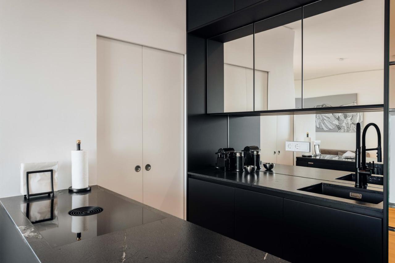 Design Apartment With Amazing View Over Vienna 2 Bagian luar foto