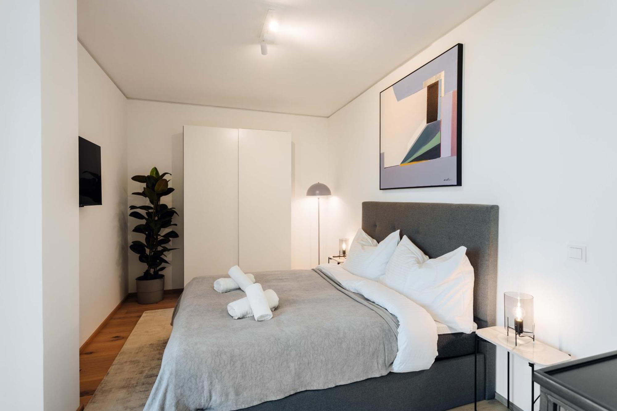 Design Apartment With Amazing View Over Vienna 2 Bagian luar foto